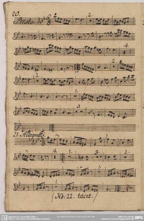 21. Allegretto, B-Dur
