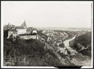 Znaim (Znojmo, Tschechische Republik). Altstadt mit Nikolaikirche und Wenzelskapelle