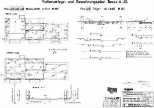 Kornwestheim Pbf: Dienstgebäude Bergmeister STA,BW- Mattenverlegpl.,DK UG,TG,Ma-Pl.