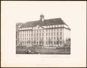 AEG-Hauptverwaltungsgebäude, Berlin: Ansicht der Fassade (aus: Alfred Messel, 1912)