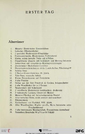 Erster Tag (Nr. 1-466)