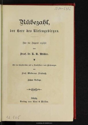 Rübezahl, der Herr des Riesengebirges
