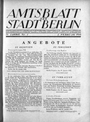 1930,5: Nr. 5, 2. Februar 1930