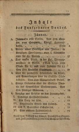 Neue berlinische Monatsschrift. 15, 15. 1806
