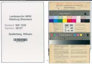 Entnazifizierung Wilhelm Spellerberg , geb. 19.04.1890 (Steiger)