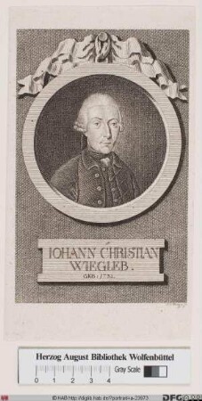 Bildnis Johann Christian Wiegleb
