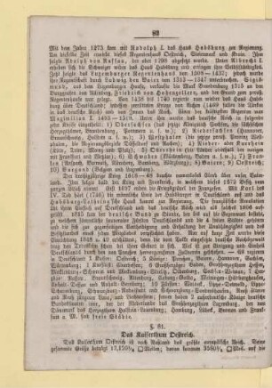 Das Kaiserthum Oestreich