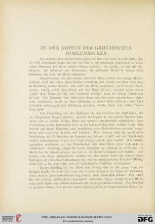 6: Zu den Köpfen des griechischen Kohlenbecken