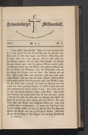1865. Mai. N°. 5