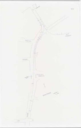 Straßenkonzept für den Zentralen Bereich, Berlin Schinkelwettbewerb 1983: Teil-Lageplan 1:1000