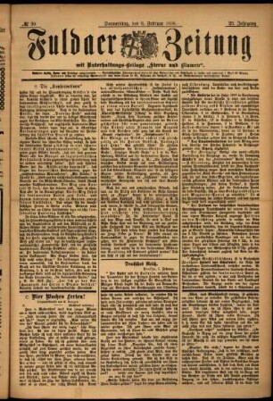 Ausgabe vom Donnerstag, den 06. Februar 1896.