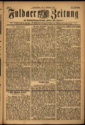Ausgabe vom Donnerstag, den 06. Februar 1896.