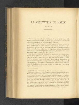 La Rénovation Du Maroc.