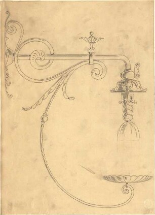 Littmann, Max; Archiv Littmann, Mappe 9, Gitter, Türen, Fenster (Schlosserarbeiten) - Gitter (Detail)