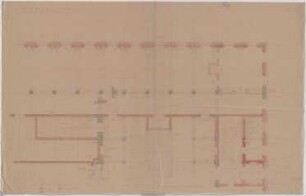 Troost, Paul Ludwig; München, Arcisstr. 12; Führerbau der NSDAP - Erdgeschoss Südost (Grundriss)