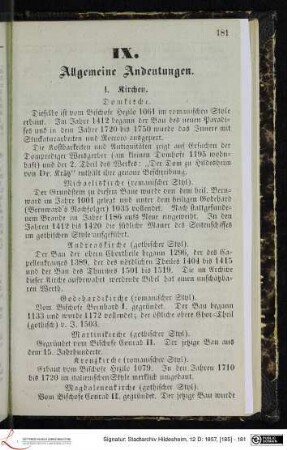 IX. Allgemeine Andeutungen.