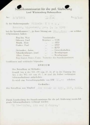King, Wilhelm