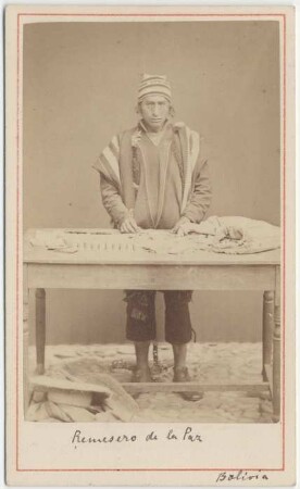 Geldbote von La Paz, Bolivien
