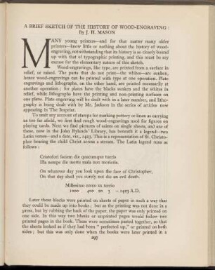 A brief sketch of the history of wood-engraving