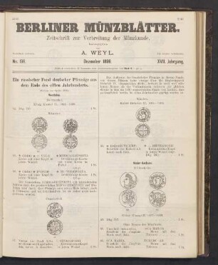 No. 196. Dezember 1896