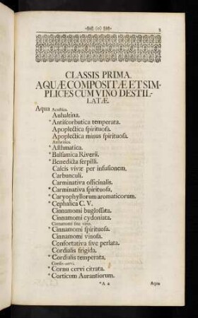 3-8, Classis Prima - Classis Tertia