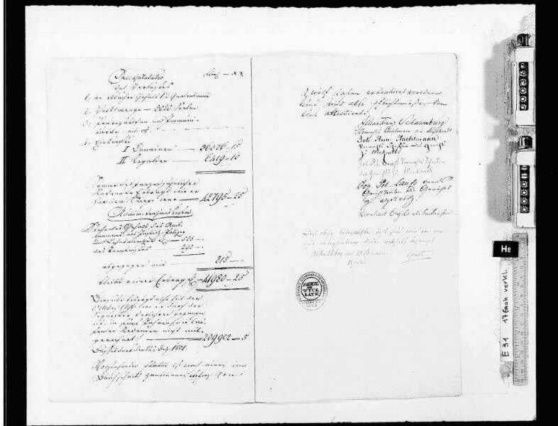 Entschädigung des Reichsgrafen Quadt von Wykradt, des Grafen von Schaesberg und des Grafen Sickingen