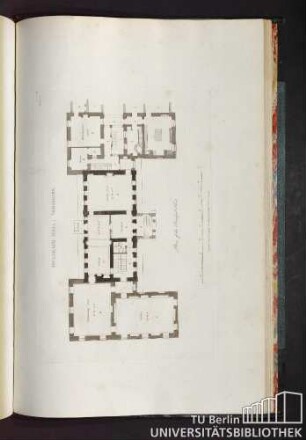 Plate 31. Mulgrave Hall, Yorkshire. Plan of the Principal floor.