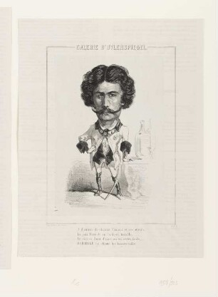Karrikatur des Sängers Barielle