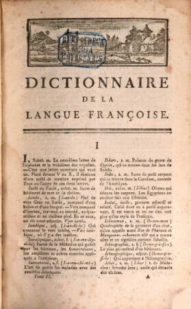 Nouveau Dictionnaire portatif de la Langue Françoise. 1. (1797). - XLVIII, 774 S.
