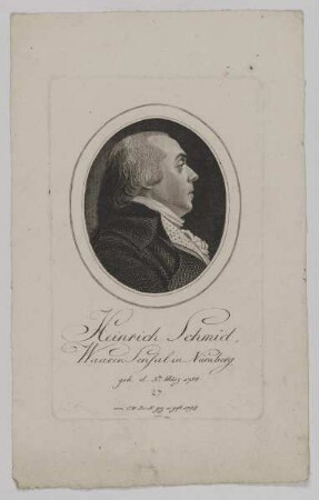 Bildnis des Heinrich Schmid