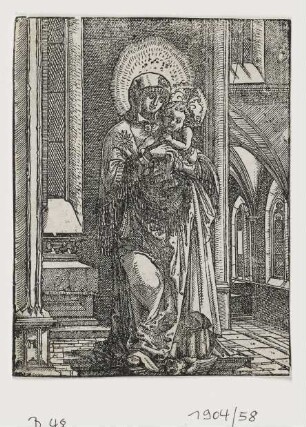 Schöne Maria von Regensburg in einer Kirche