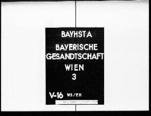 Berichte Mörmanns: Bayerische Anwartschaft auf Parma und Toskana