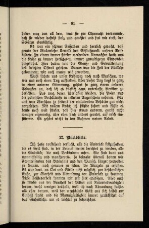 61-68, Rückblicke