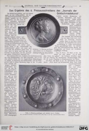 Das Ergebnis des 6. Preisausschreibens des "Journals der Goldschmiedekunst"