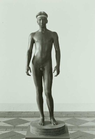 Siegerknabe "Idolino" : Dresden, Albertinum, Siegerknabe "Idolino" von Sascha Schneider