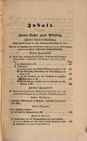 Systematische Darstellung des im Königreiche Sachsen geltenden Kirchenrechts, 2,2. Privatkirchenrecht im engeren Sinne