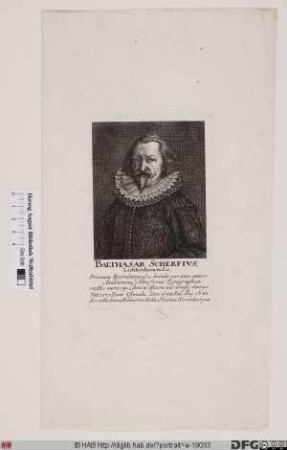 Bildnis Balthasar Scherf