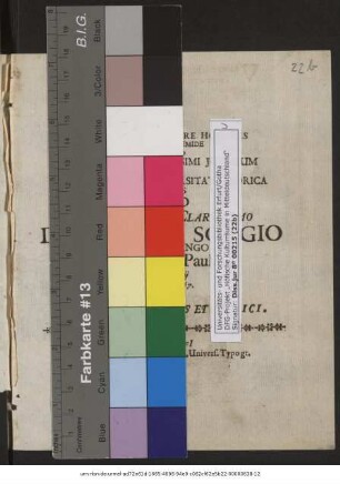 Summos In Utroq. Iure Honores Ab Astraea Themide Ex Decreto ... ICtorum Ordinis In Celeberrima Universitate Norica Collatos ... Dn. Danieli Sorgio Gotha-Thuringo, In festo Petro-Paulino die 29. Iunii A.R.S. 1667. gratulantur Patroni, Fautores Et Amici