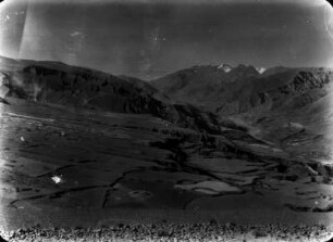 Das Chailacoto-Tal : Blick in ein Bergtal