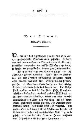 ¬Der¬ Croat : Taf. XVI, Fig. 104