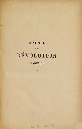 Histoire de la Révolution française, 4