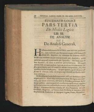 Lib. III. De Analysi.
