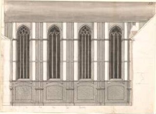 Pedetti, Peter Moritz (Maurizio); Eichstätt; Residenz (Codex Aureatinus) - Südseite (Ansicht)