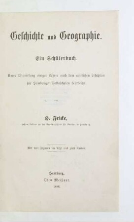 Geschichte und Geographie : ein Schülerbuch