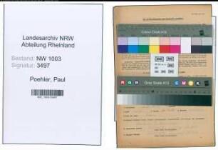 Entnazifizierung Paul Poehler , geb. 15.02.1913 (Friseur)