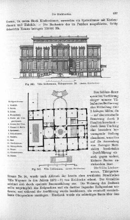 Fig. 340. Villa Liebermann, Thiergartenstr. 16 ; Abbildung: Fig. 341. Villa Liebermann