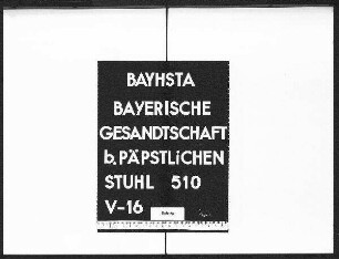 Die Übersendung von Zeitungsartikeln durch das Staatsministerium des Königlichen Hauses und des Äußern