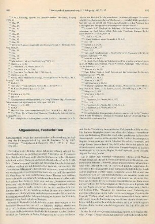 881-883 [Rezension] Lutherjahrbuch ; 54. Jg. 1987