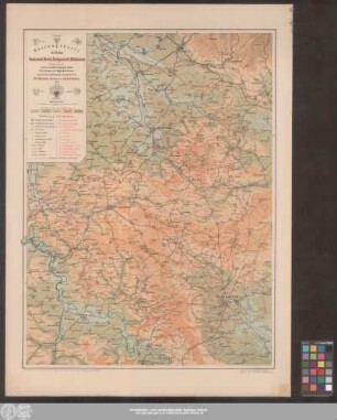 Wüstungskarte der Kreise Duderstadt, Worbis, Heiligenstadt u. Mühlhausen