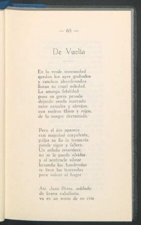 De vuelta